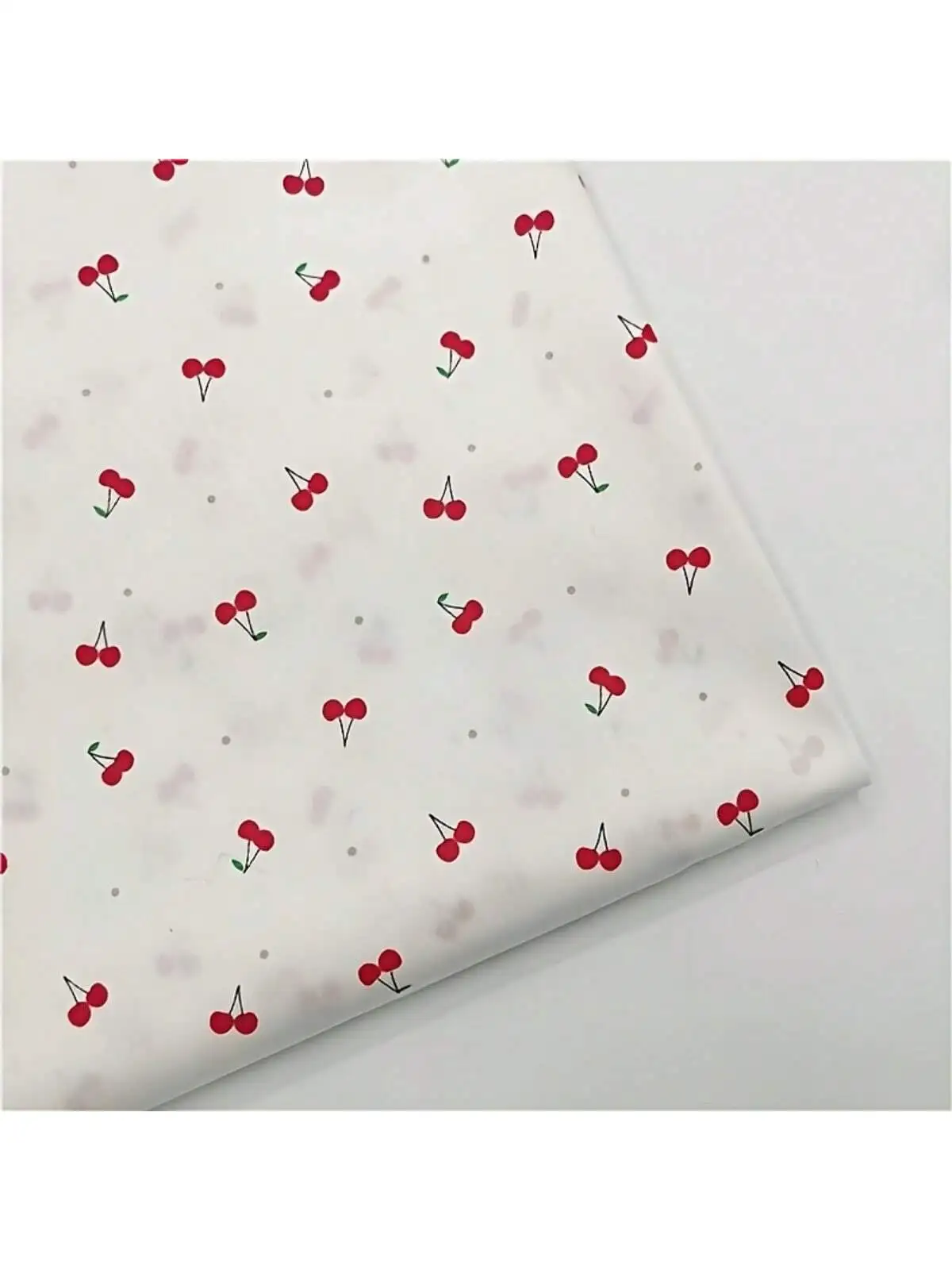 قطعة واحدة من قماش طباعة الكرز النقي مقاس 63 بوصة/160 سم، حرفة يدوية مناسبة لأغطية الوسائد والفراش والستائر ومفارش المائدة والحقائب #4