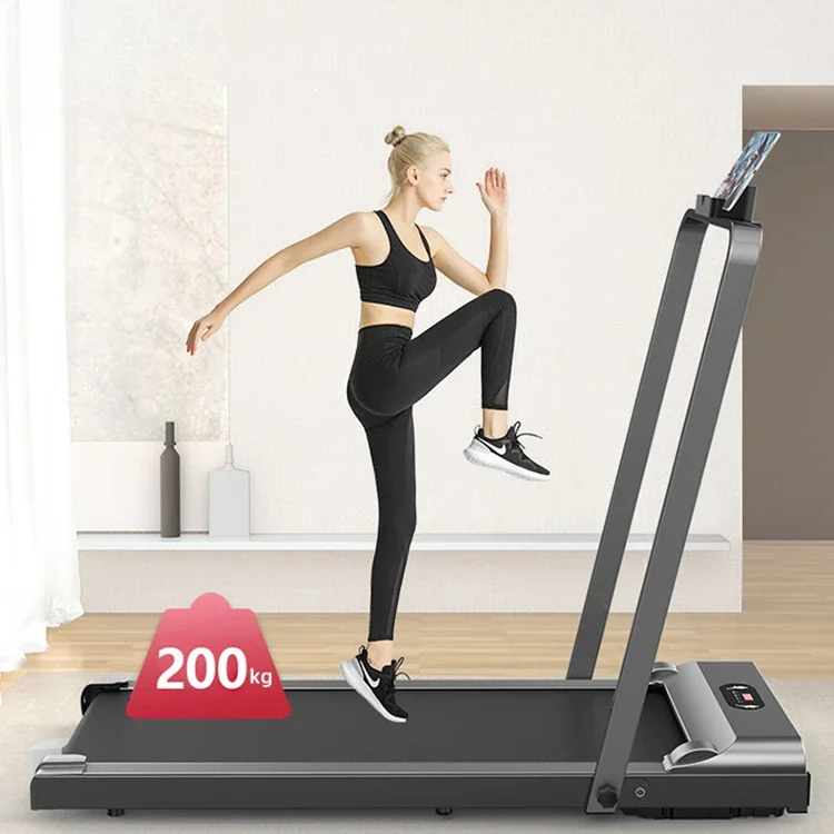 Y-almohadilla para caminar rosa, cinta de correr plegable, almohadilla para caminar para Fitness, máquina para caminar plegable inteligente, cinta de correr plegable delgada