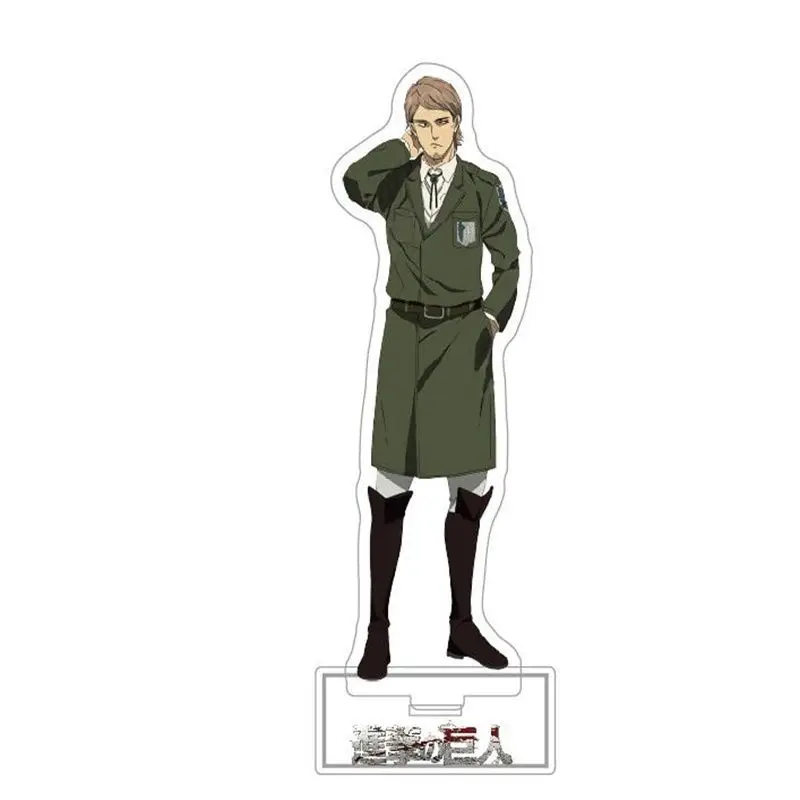 Anime Levi Mikasa Ackerman Eren Armin Acrylic Stand Erwin Reiner Braun Action Figure PVC Stand Model Gift