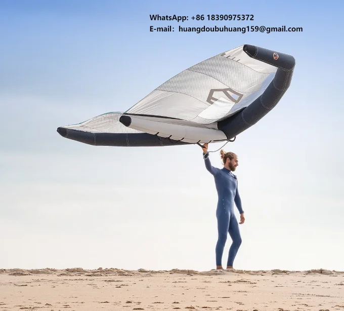 

AZTRON AIM and SOAR Hydrofoil Set Inflatable Kiteboard with Spinnaker Wing Foil Durable & Lightweight for Ocean Waters