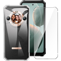 2-in-1 Glass+Silicone Cover For Blackview BL9000 5G Case Tempered Glass Screen Protector For Blackview BL8000 5G