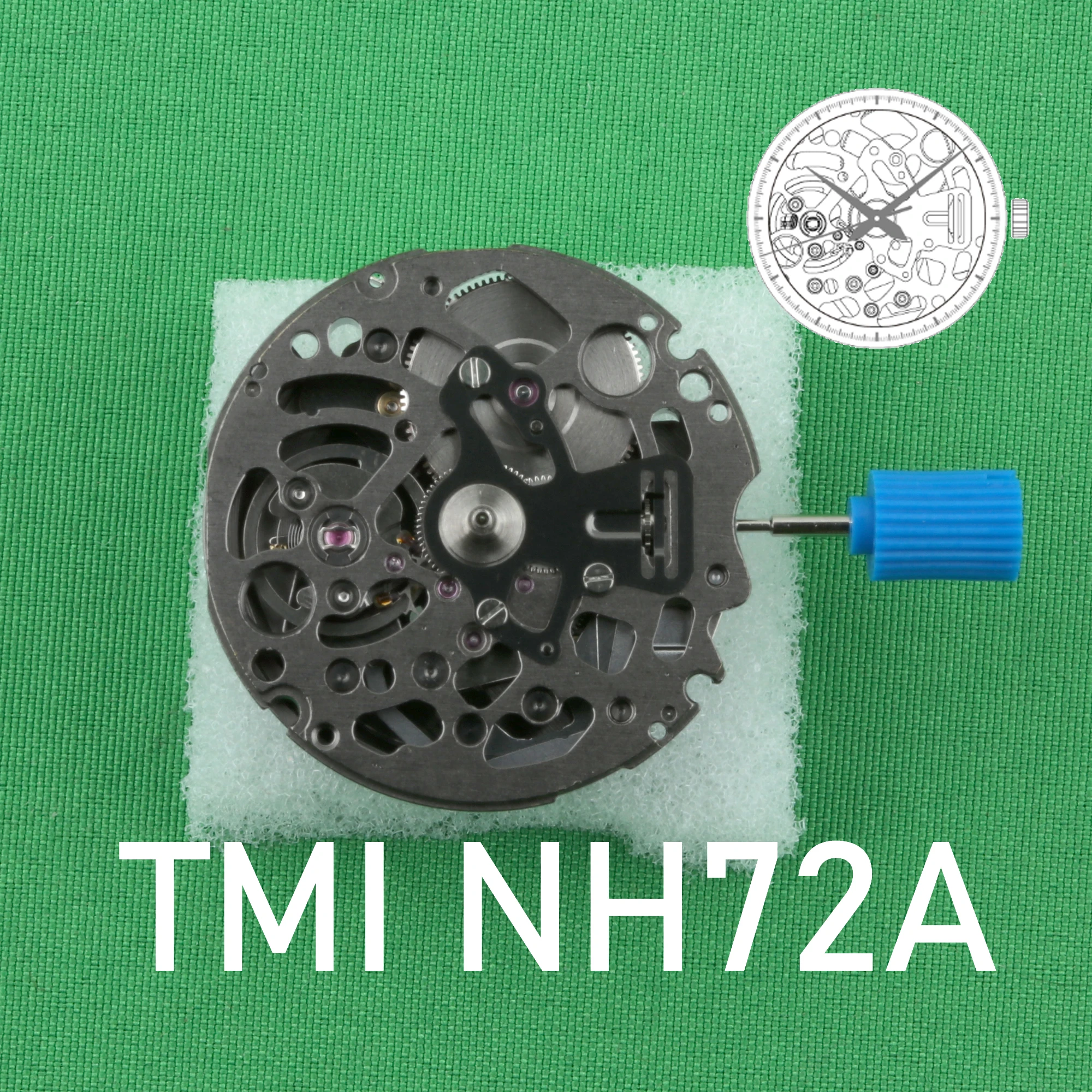 Japan Genuine NH72 Automatic Mechanical Movement NH72A movement TMI movement  Seiko Mods Automatic Mechanical Replacement NH72A