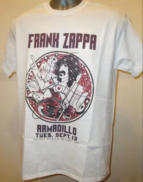 

Frank Zappa Armadillo Texas Poster T Shirt Rock Music Mothers Of Invention T155