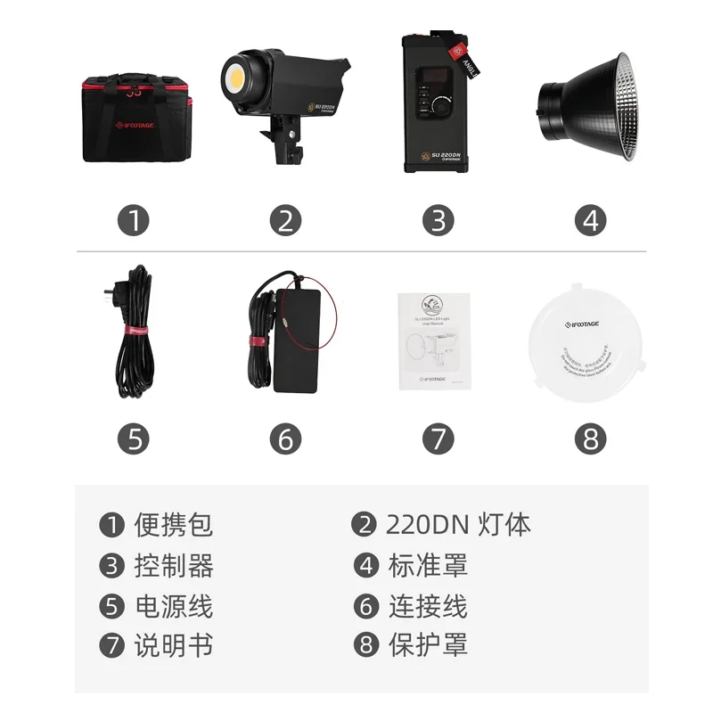 iFootage SL1 60DN SL1 60220DN SL1 320DN Natural Light Photography Light for photography studio pk godox sL100D