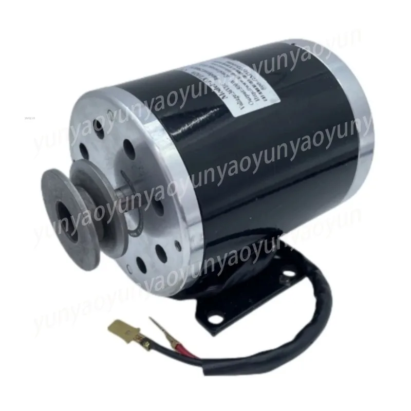 High-power Kart Beach Car High-speed Motor 24V 500W Pulley A Gear Modification