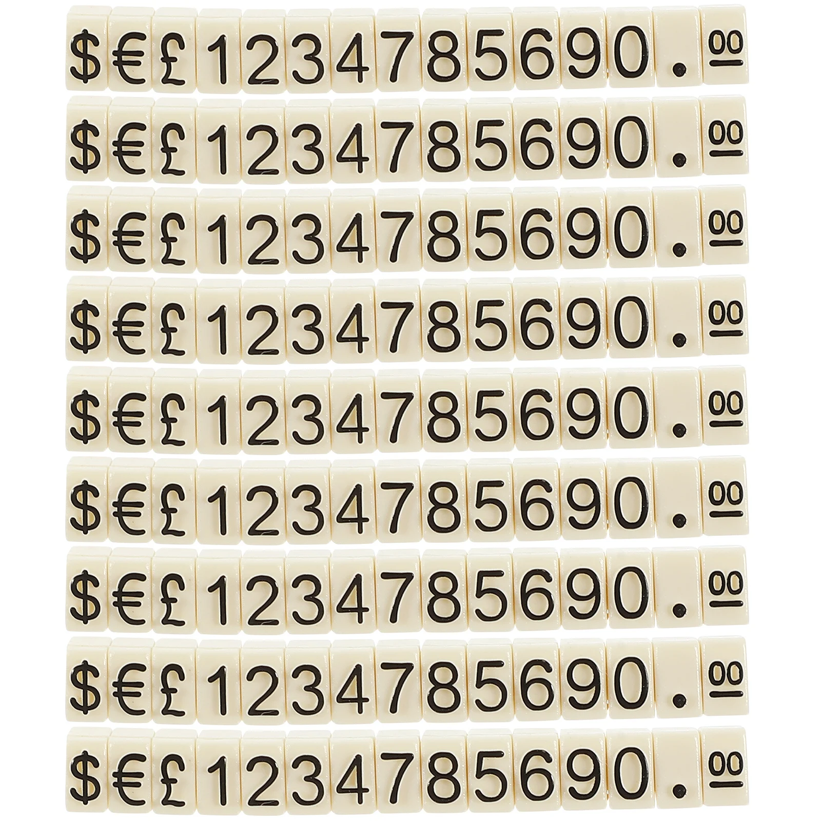 

20 шт. Дисплей Cube из алюминиевого сплава, регулируемый номерной блок для ювелирных меток, розничное использование, подставка для цен, ценники, цены