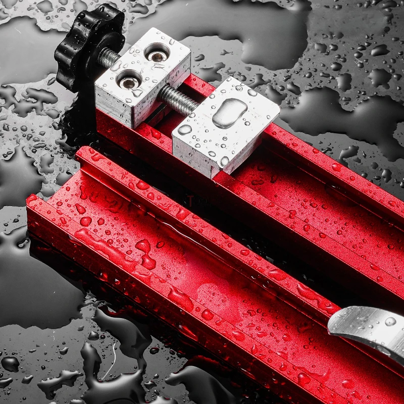 Adjustable Circular Saw Guide Rail, Precision Aluminum Alloy Cutting Machine Base Guide for Woodworking Cutting and Milling Tool