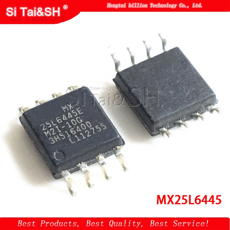 5pcs/lot MX25L6445EM2I-10G 25L6445EM2I-10G MX25L6445E MX25L6445 25L6445E SOP-8 New original