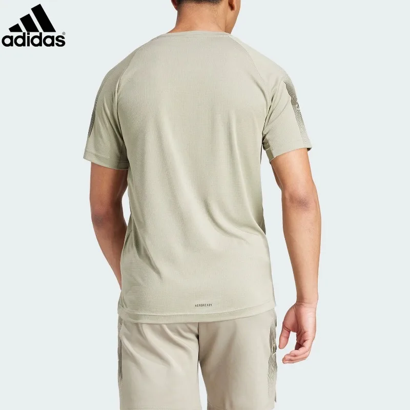 

Adidas/Adidas Genuine GYM + BL TEE Men's Sports Fitness Short Sleeve T-Shirt IW5871