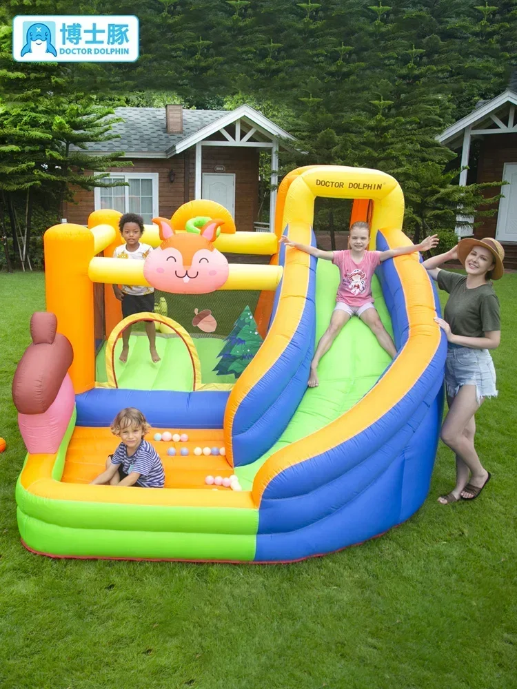 Inflatable Castle Indoor Small Household Children Trampoline Slide Trampoline