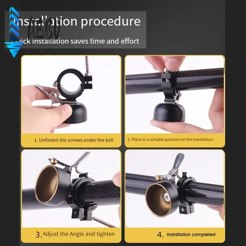 

AEB0-Ретро велосипедный звонок, чистый громкий звук, кольцо на руль горного велосипеда, предупреждающая сигнализация для езды на велосипеде