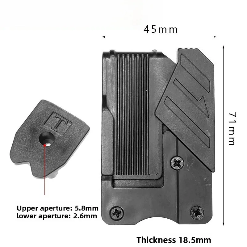 1Pc Tool Belt Hook Quick Hang Clip Tape Measure Hammer Waist Buckle Portable Electric Tool Accessory Storage Holder