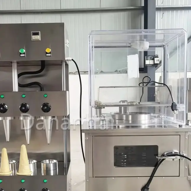 High-Temperature Rotary Oven Machine for Commercial Pizza Cone New High Performance Kitchen Equipment