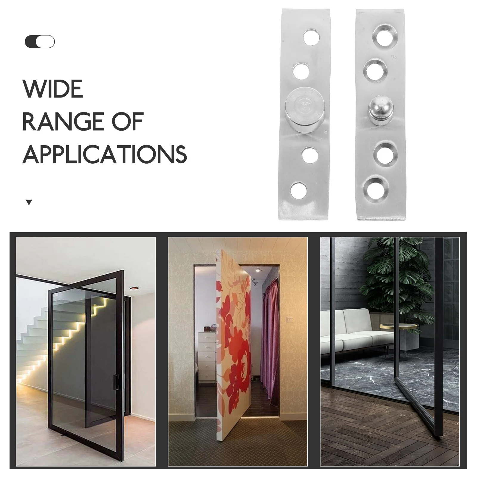 2 قطعة 360 درجة الدورية محور المفصلي الفولاذ المقاوم للصدأ المفصلي الباب المخفي لخزانة سقيفة نافذة تركيب الأجهزة صغيرة الحجم