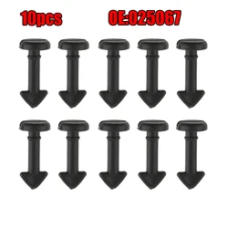 OE 025067 10PCS For Citroen Peugeot 307 Car Engine Trim Tray Cover Plate Clip Screws Rivet Auto Nylon Fastener Clips