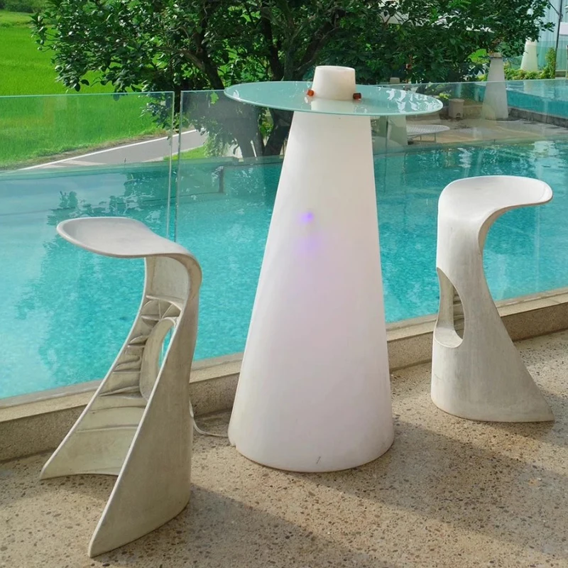 كراسي بار بتصميم عصري، شرفة مريحة، كراسي بار إسكندنافية خارجية، أثاث منزلي جمالي مريح من Sillas Para Comedor