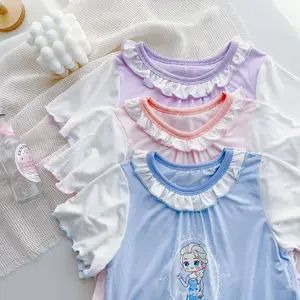 Children's pajama clothes, girls dress, kids pajamas, sleep vest, mother's sleeping clothes 10 Main Sales Exit Maternity Girl - №6