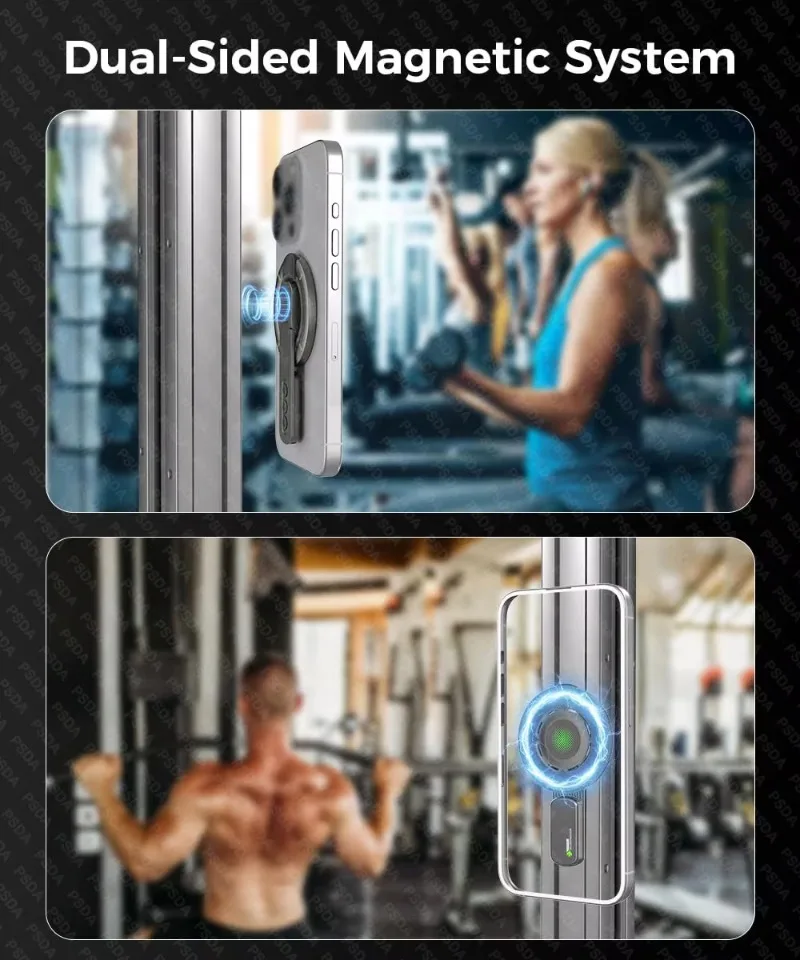 N52 Phone Grip for Phone Stand 360° Rotation Gym Holder Phone Kickstand Silicone Finger Ring Innovative Pressure-Relief Damping