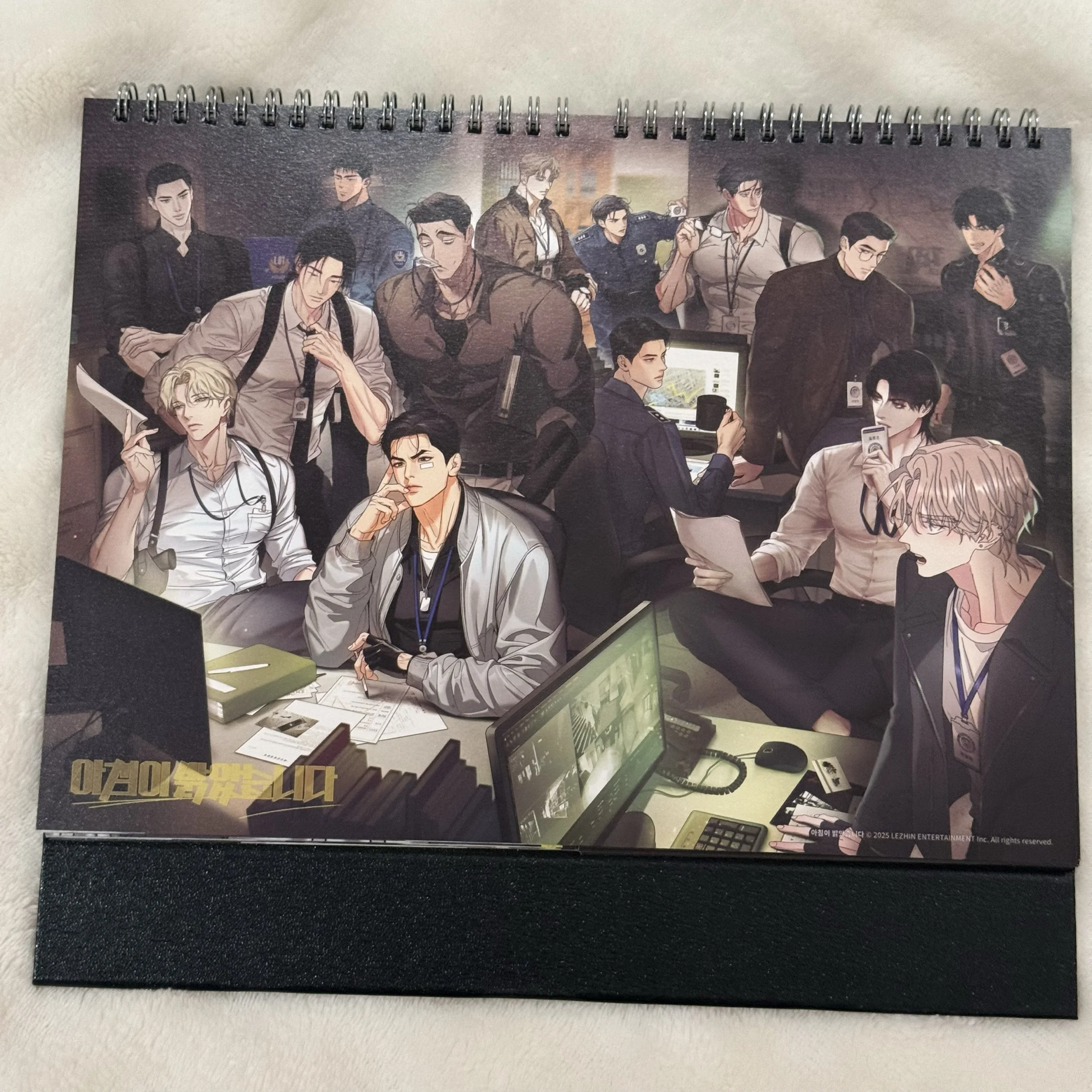 Han Man Lezhin 2025, Desk Calendar, Rootless Tree, Curse Wild, Painting Collection, Ghost Nocturne Limited Edition Desk Calendar