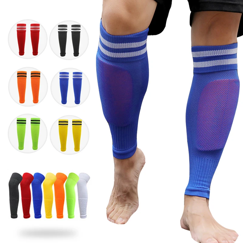 1 Pair Over-Knee Football Legwarmers Running Basketball Soccer Calves Stockings Cycling Sport Leg Sleeve Long Tube Fitness Socks