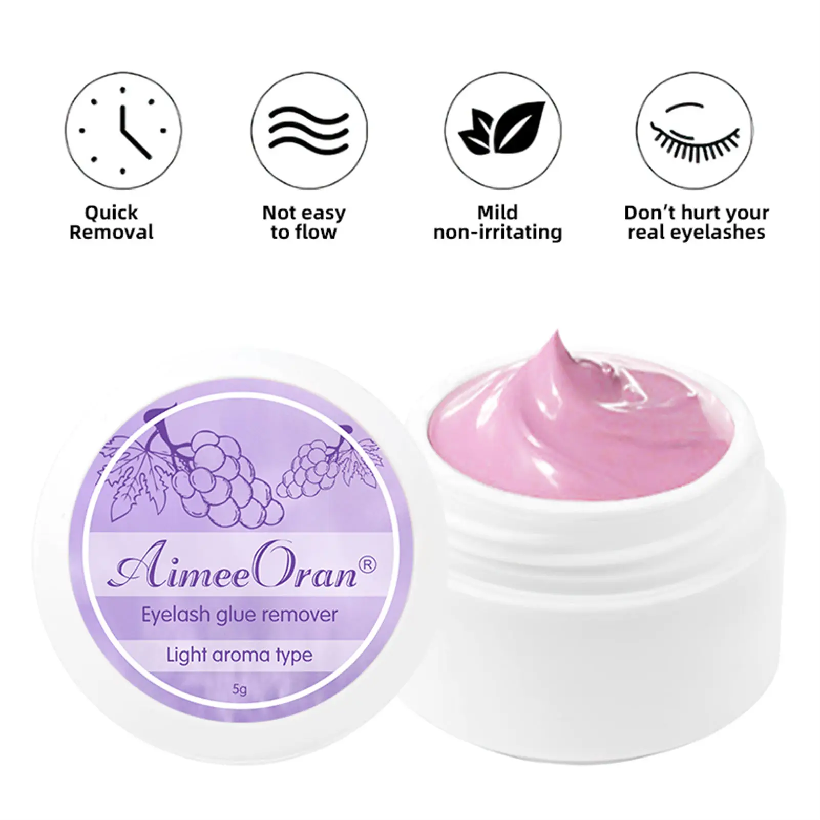 Szybki preparat do usuwania kleju do rzęs, profesjonalny krem do usuwania kleju do rzęs, narzędzia do makijażu.