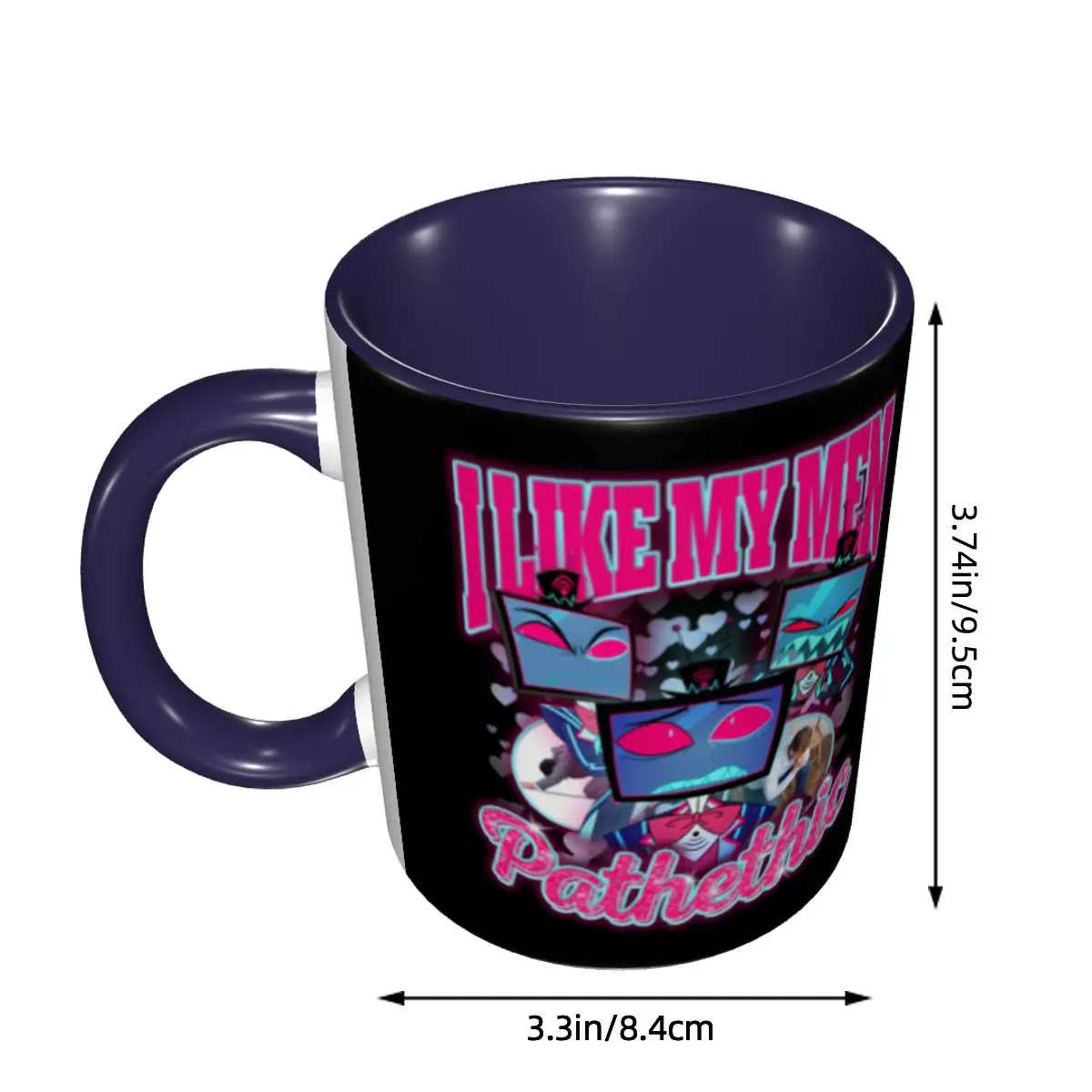 Picture 3: Hazbins Anime Animation Hotel Vox Mug Personalized Ceramic Coffee Mug Creative Gift