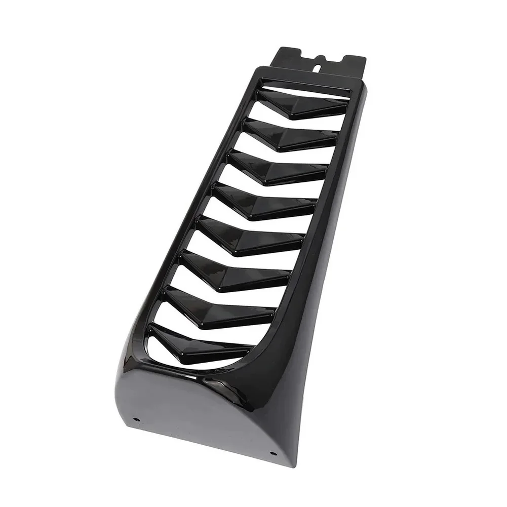 Spoiler déflecteur de vent Heritage monté sur cadre pour la conduite sur autoroute, pièces de moto durables, finition noire élégante
