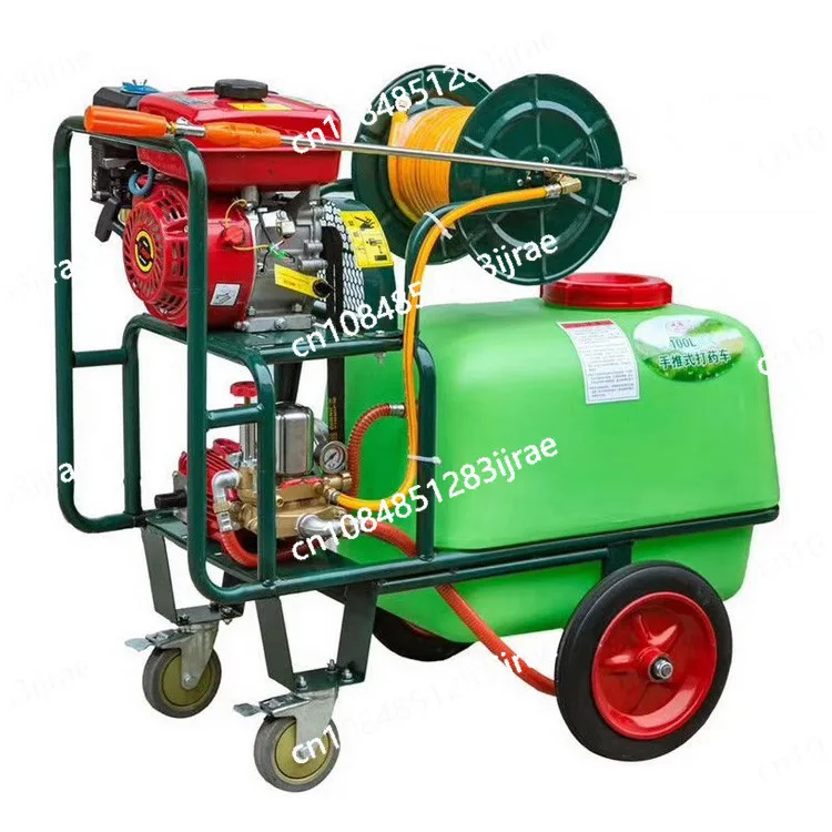 Garden Gasoline Power Pump Sprayer 50L Tank Wheels Trailer Farm Weed Pest Control Machine Spraying 30 Agriculture Provided 2.2