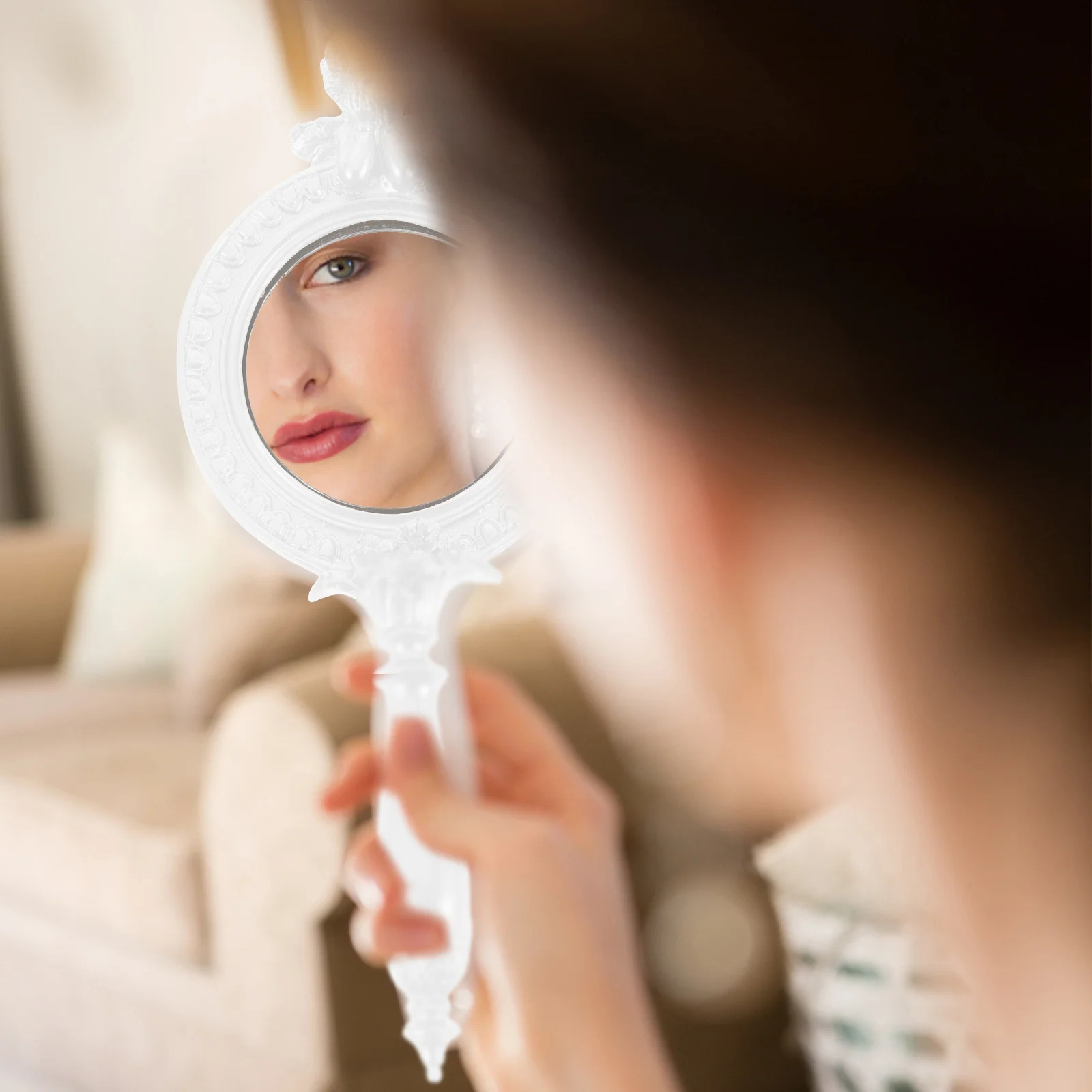 

handheld mirror hand mirror with handle resin handle small mirror decorative handheld mirror handheld makeup mirror