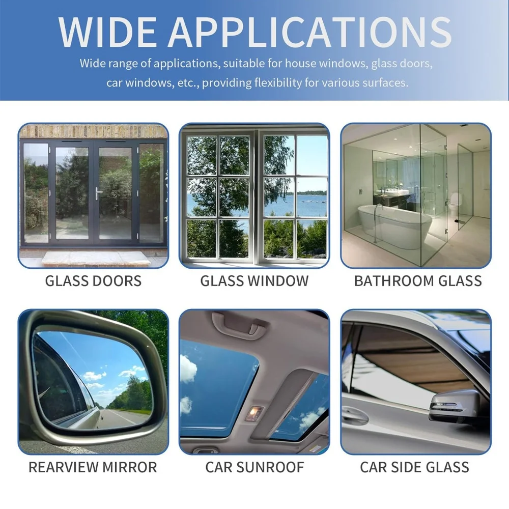 Reflective Window Spray 30 ML Glass Reflective Coating Spray Glass Cleaner Sprays for Cars Mirrors and Other Glass Surfaces