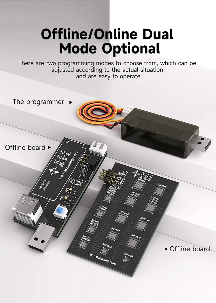 XZZ MPS Programmer for Macbook Lenovo Intel MPS Burner Programmer No-disassembly Chip Read and Write T Offline/Onlin Test Tools