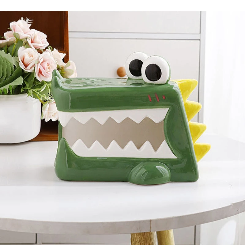 

Ceramic Tissue Box Cute Removable Living Room Napkin Paper Household Storage Container