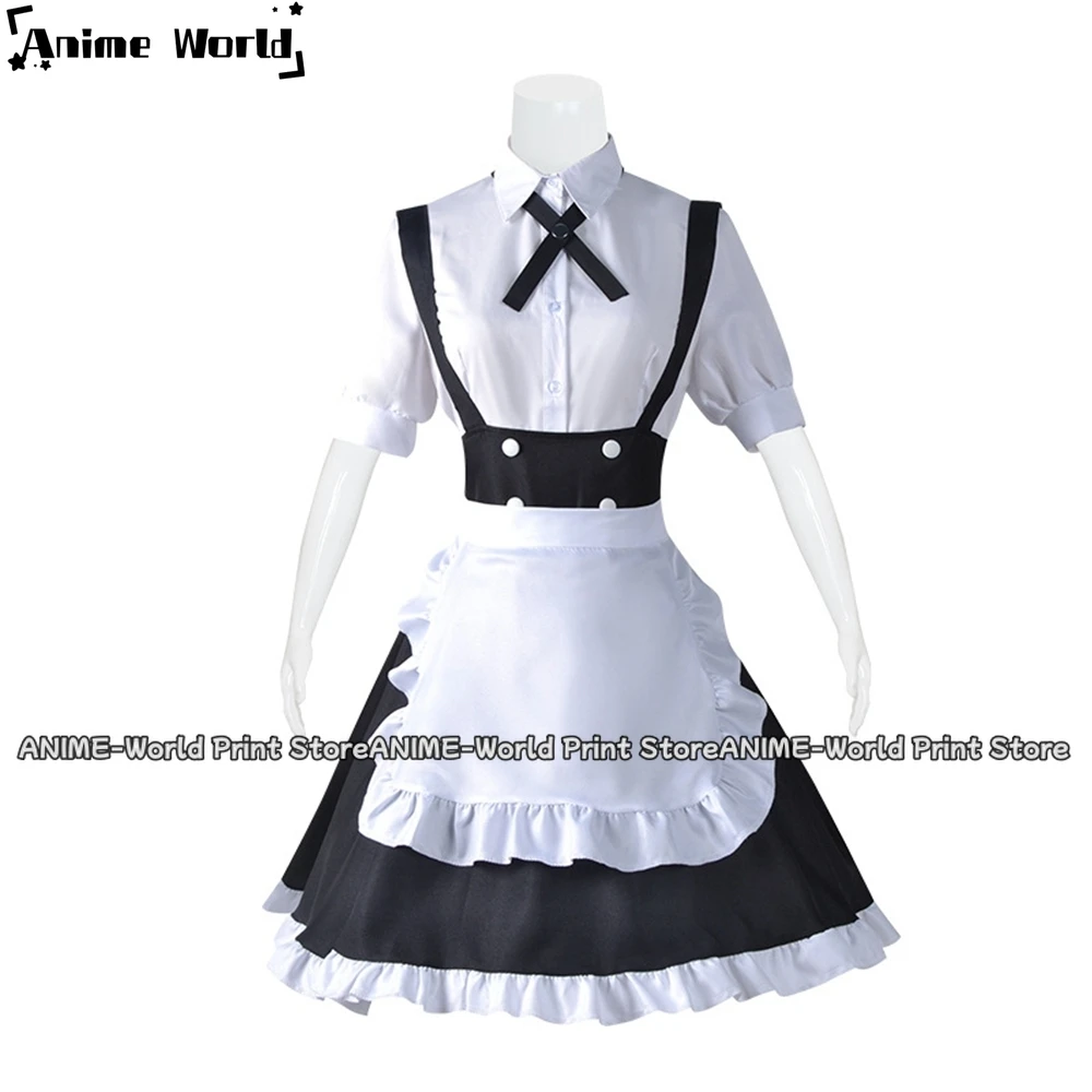 

Unisex Anime Cos Nanakusa Nazuna Cosplay Costumes Halloween Christmas Maid Uniform Suits