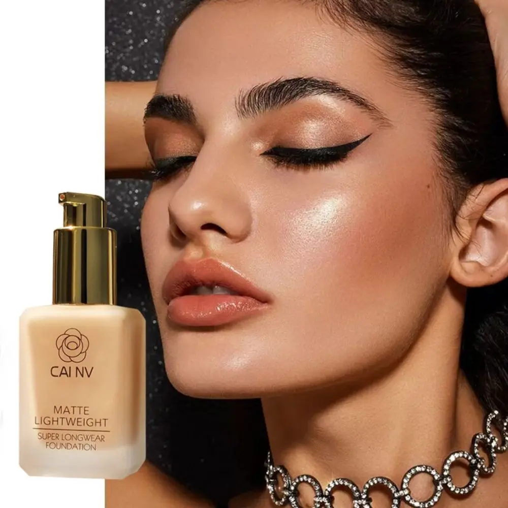 

Double Wear Liquid Foundation Stay in Place Long Lasting Concealer Foundation Make-up Moisturizing Oil Control Facial Makeup