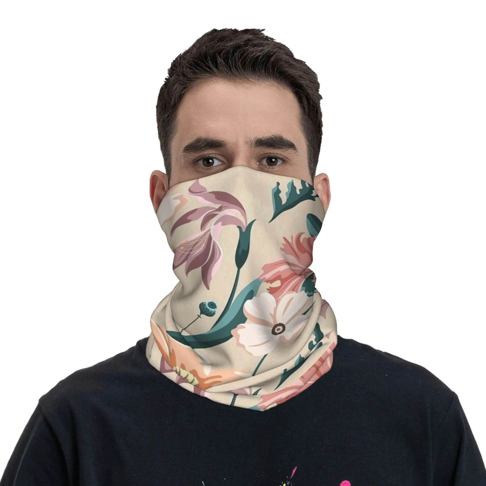 

Beautiful Multicolored Floral Pattern Customizable Neck Gaiter – Soft & Breathable – Ideal for Daily Wear & Outdoor Activities