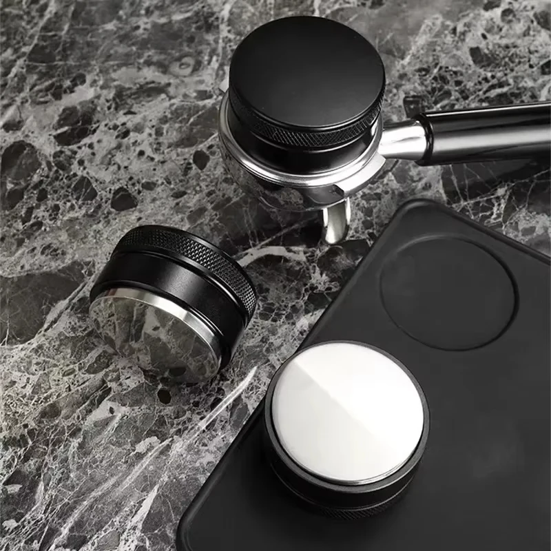 موزع القهوة المحمول 3 منحدرات بزاوية أدوات توزيع الاسبريسو من الفولاذ المقاوم للصدأ لمرشح القهوة 51 مم 54 مم 58 مم