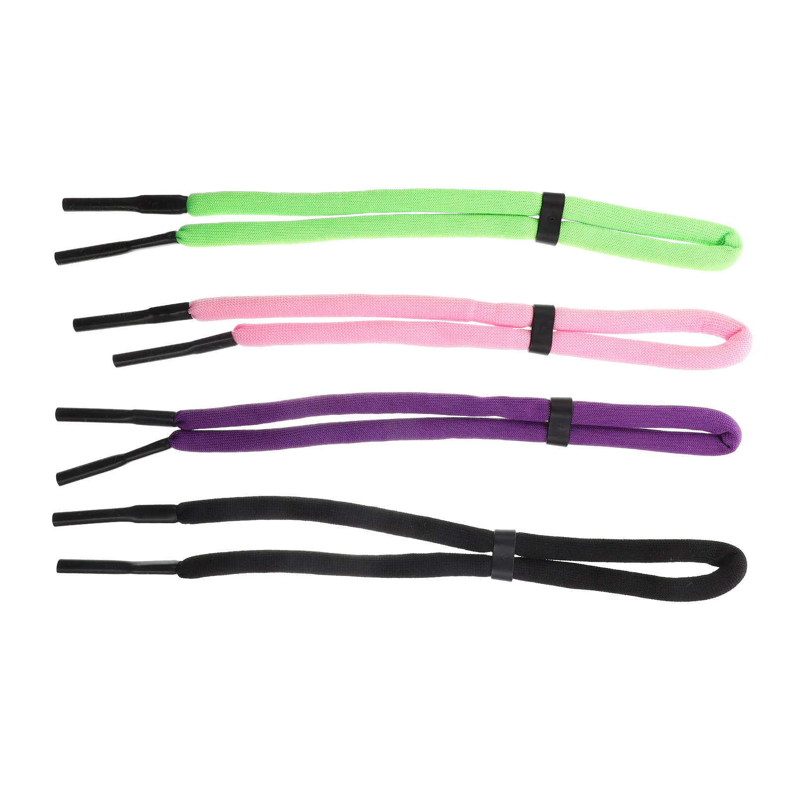 

4pcs Floating Sunglasses Straps Eyewear Retainer Holder Colored Glasses Rope Soft Tube Protect Lens Feet Easy Install Remove
