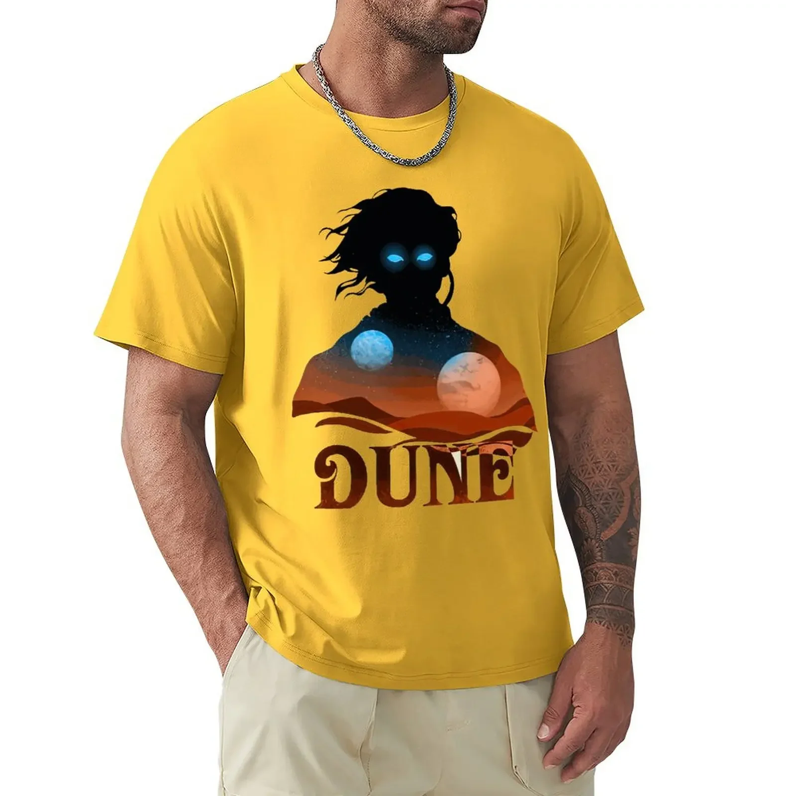 Dune Design V2 T Shirt Harajuku Short Sleeve T-shirt 100% Cotton Graphics Tshirt Tops