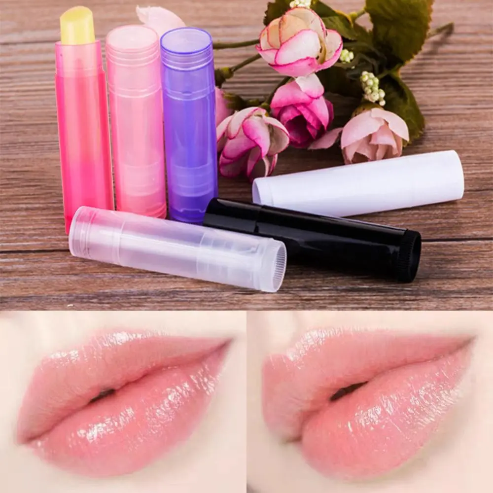 Makeup Tools Refillable Lipstick Tube 5g DIY Lip Balm Container Multifunctional Clear Lotion Container