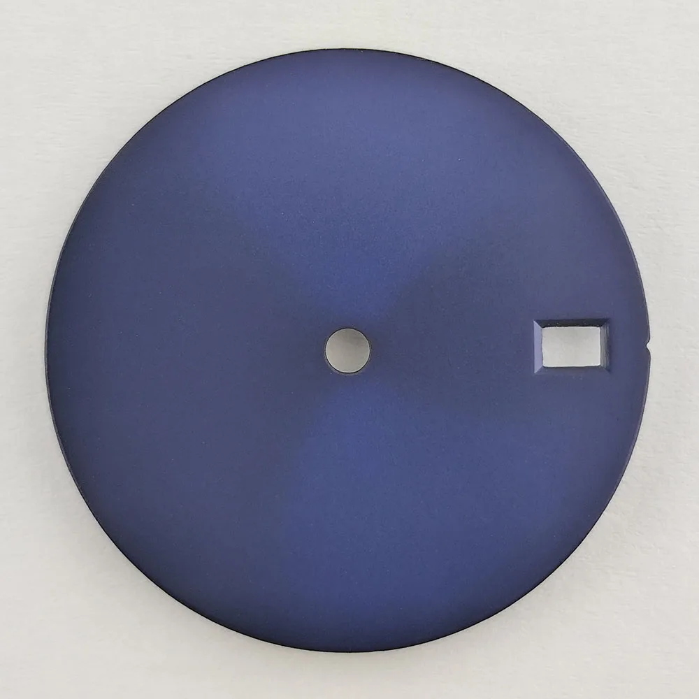 NH35/NH36 싱글 캘린더, 듀얼 캘린더 다이얼 없음, 무광 및 태양 패턴, 28.5mm 다이얼, 빈 다이얼, NH35 다이얼