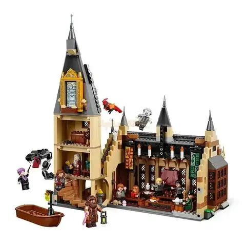 Magic School Great Hall Castle 75954 Building Blocks Set,  DIY Creative Model Kit for Adults & Kids, Birthday Christmas Gift Hom