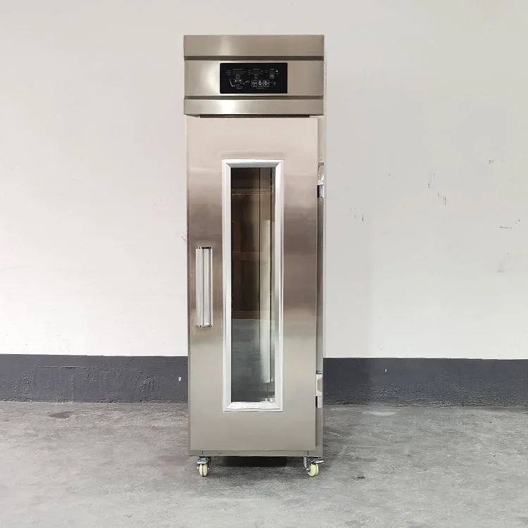 باخرة أوتوماتيكية تجارية تخمير 18 صينية Proofer مبرد تجميد الخبز العجين Proofer مع غرفة التخمير