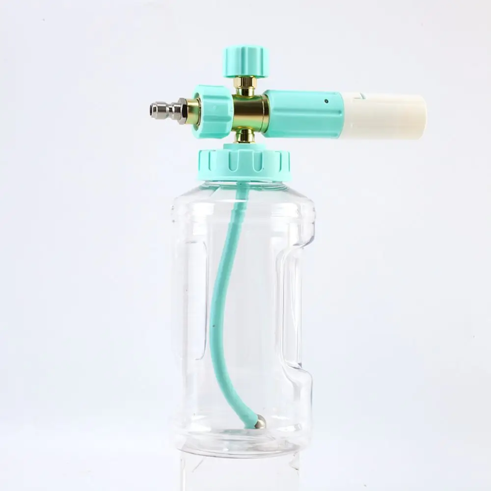 For Ruihong High Pressure Soap Dispenser Adjustable Car Wash Snow Foam Lance Transparent Pot Quarter Inch Quick Plug