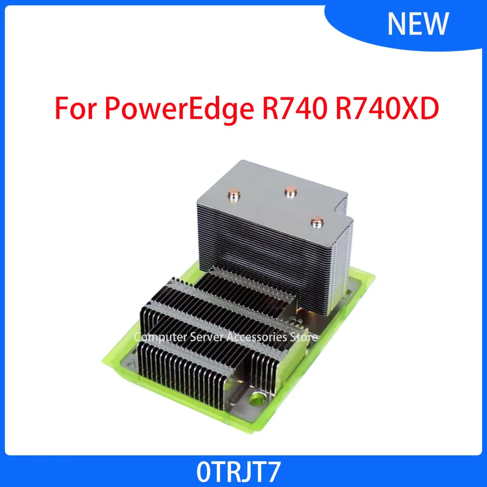 

Original NEW Heat Sink for PowerEdge R740 R740XD Server Heatsink 0TRJT7 TRJT7 CPU Cooling Radiator W/ Holder Cage Bracket