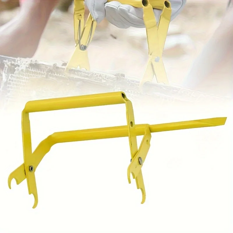 

Beehive Equipment Bee Frame Grip with Knife Double Spring Stainless Steel Hive Scraper Beekeeping tools Honeycomb Durable Shovel