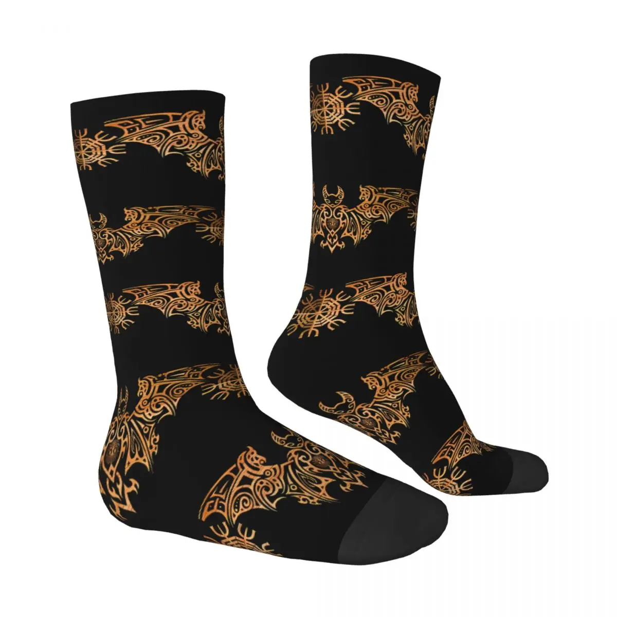 Bat Viking Sock Printed Man Polyester