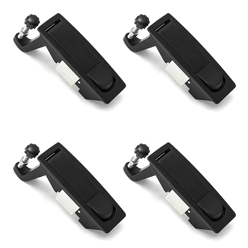 

4Pcs Compression Latch Lock Zinc Alloy Flush Lever Latch Adjustable Grip Range 0.04 Inch-0.94 Inch