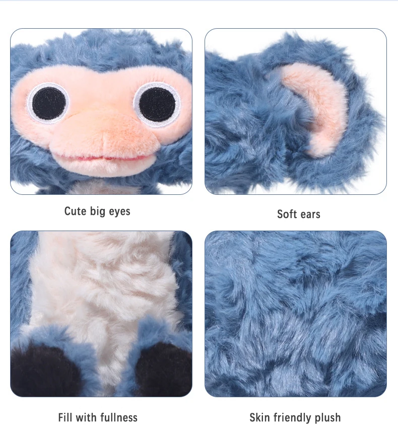 猿のぬいぐるみ、面白い人形、布人形睡眠枕ギフト、かわいい部屋の装飾子供のかわいいクリスマス誕生日ギフト