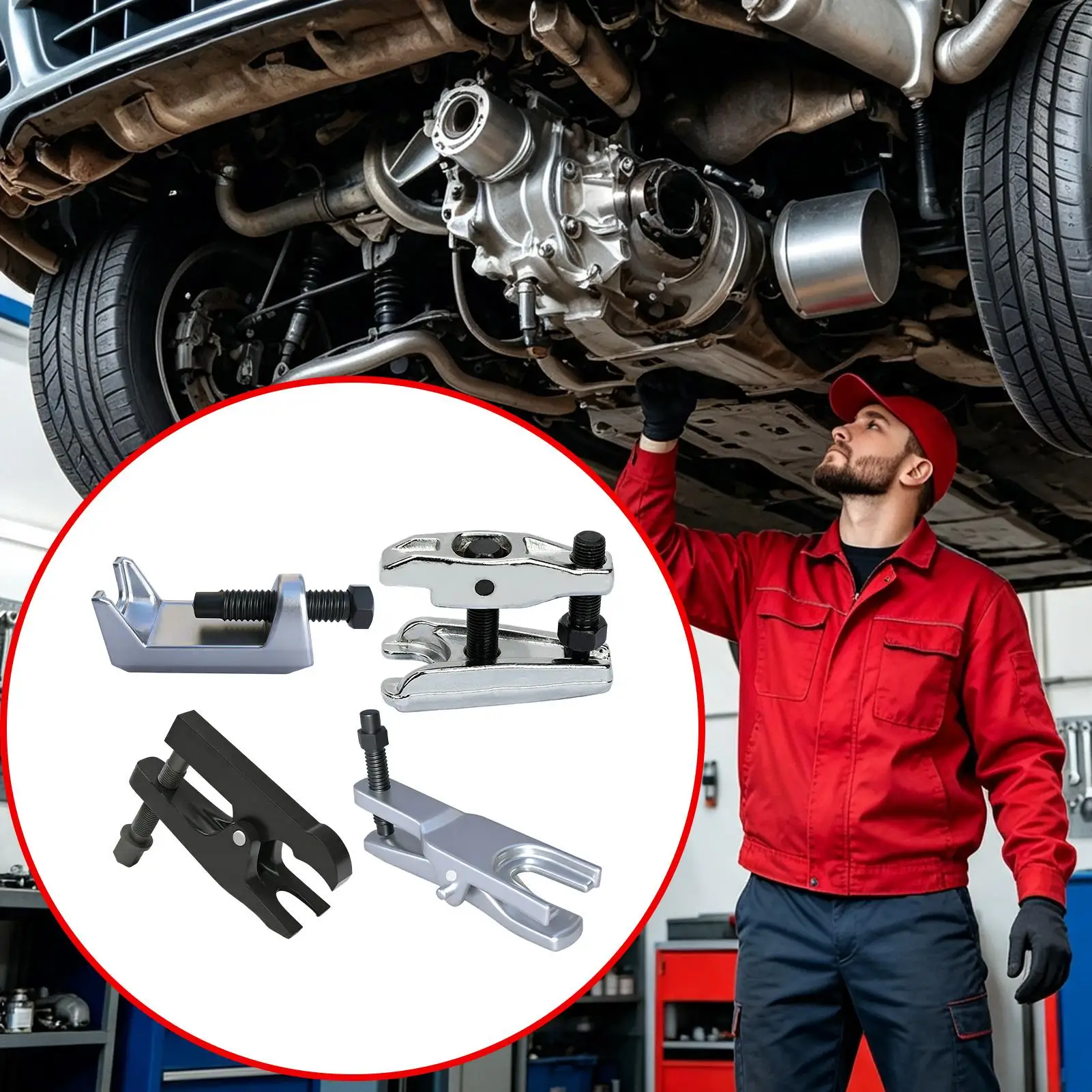 Ball Joint Remover Car Tie Rod End Repair Equipment Car Ball Joint Separating Gear For Mechanics Technicians Sedan Automotive