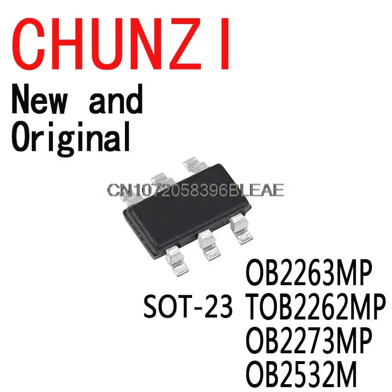 10 peças novo e original chip ob2263 ob2273 ob2262 pumuddsy sot23 ob2263 ic ob2263mp tob2262mp ob2273mp ob2532mp